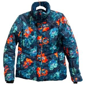 Womens Obermeyer Ski Snowboarding Coat | Size 6 | Insulated Winter Coat | Floral